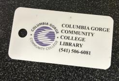 Library card for Columbia Gorge Community College